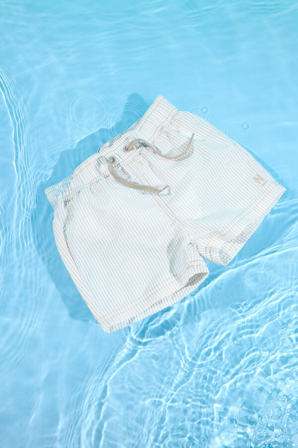 Name it Boy's striped swimwear brown