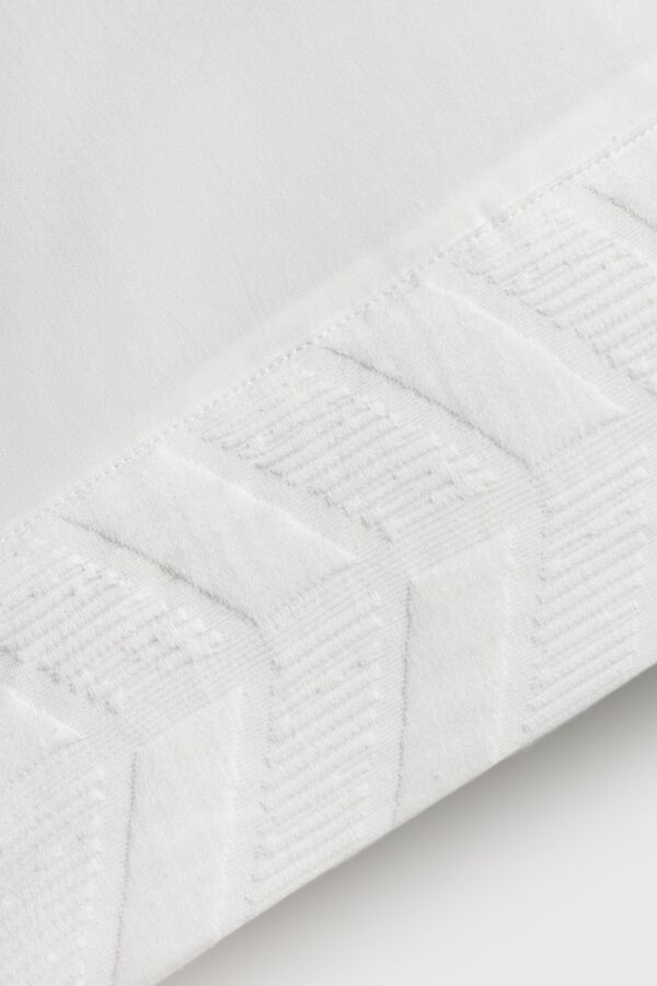 Textura Cotton puffer pillow case beige