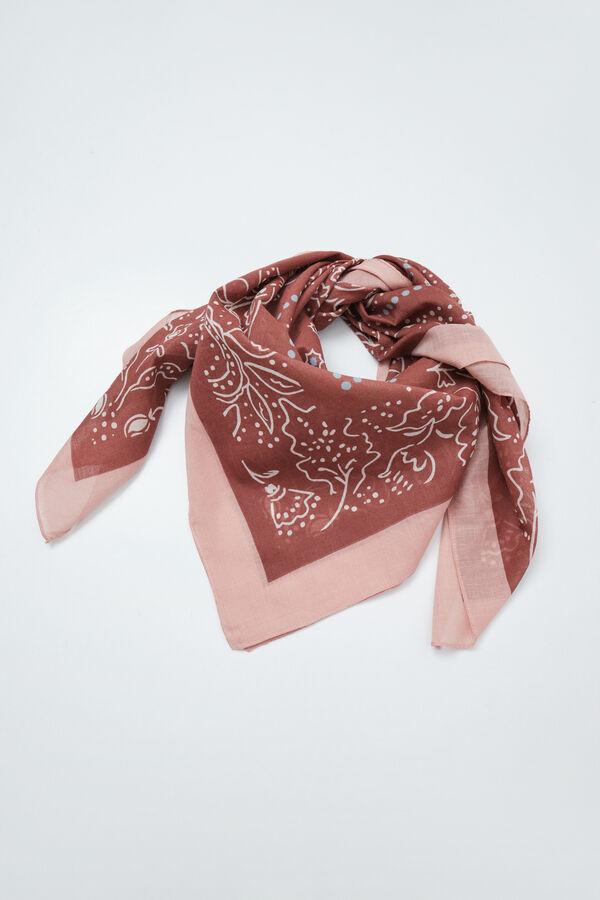 Women'secret Foulard bandana marron nude
