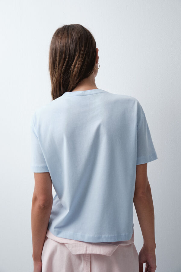Women'secret Camiseta algod&oacute;n azul azul