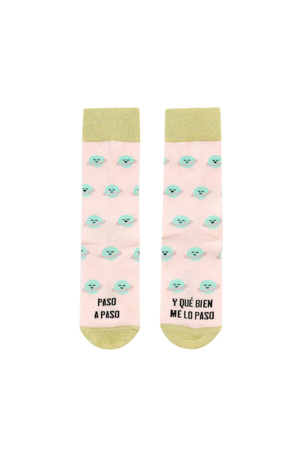 Womensecret One size socks - With every step, I'm having fun rávasalt mintás