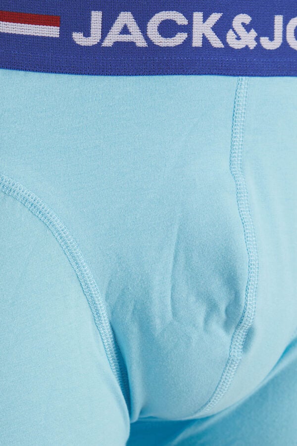 Womensecret 3-pack blue cotton boxers Blau