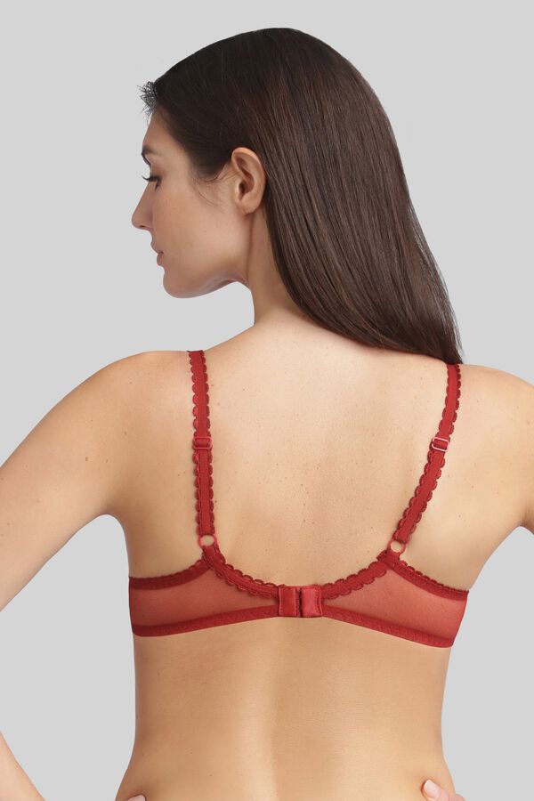 Playtex Floral lace underwired shaping bra printed