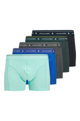 Jack & Jones Pacote x5 boxers curtos cinzento
