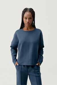 Born Living Yoga Sport-Sweatshirt Iniya Dark Grain