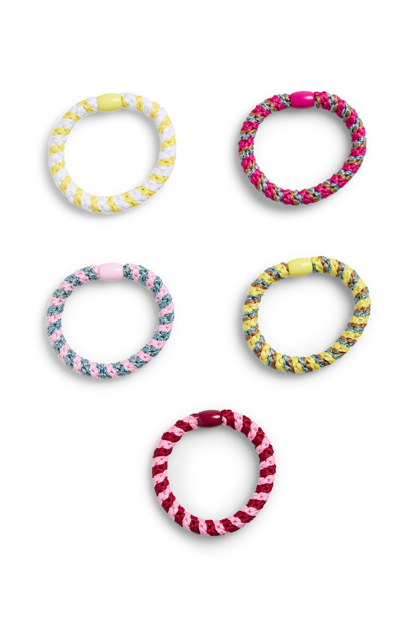 Pieces Haargummis 5er-Pack