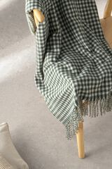 Textura Plaid blanket green
