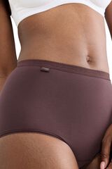 Sloggi Sloggi high-waisted panty pack burgundy
