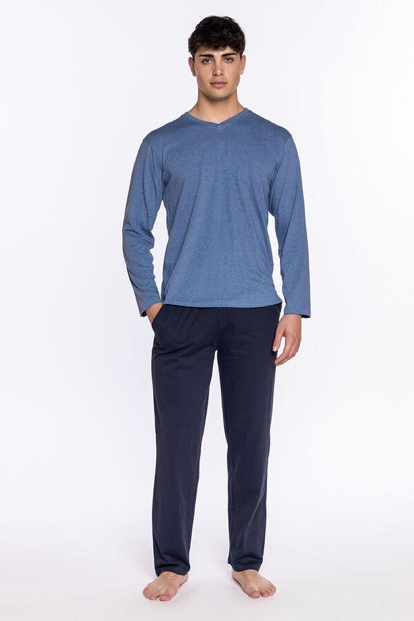 Punto Blanco Pantal&oacute;n largo hombre azul