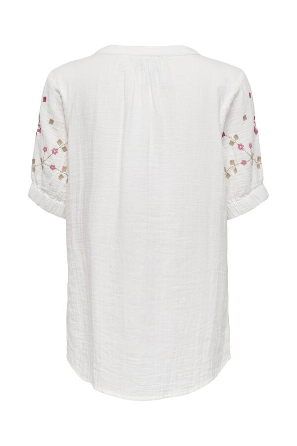 Womensecret Embroidered maternity blouse white