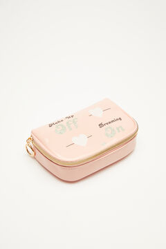 Womensecret Small pink patent vanity case pink