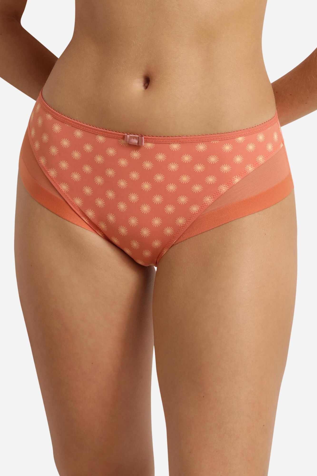 DIM Braga cl&aacute;sica microfibra y  malla