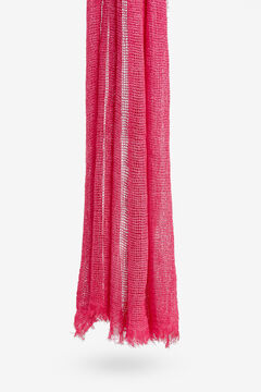 Womensecret Rectangular perforated scarf
 rose