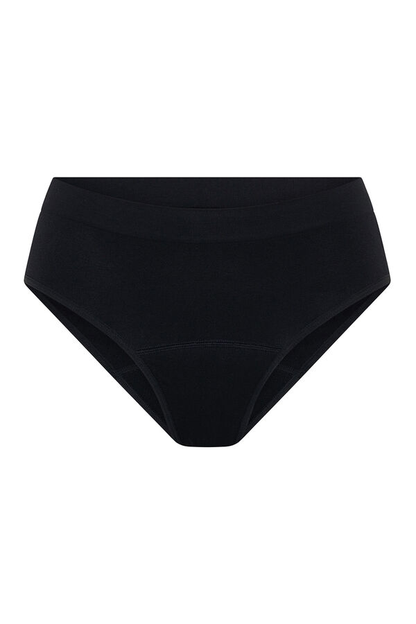 Modibodi Pack of 3 seamless period briefs for heavy flow, black black