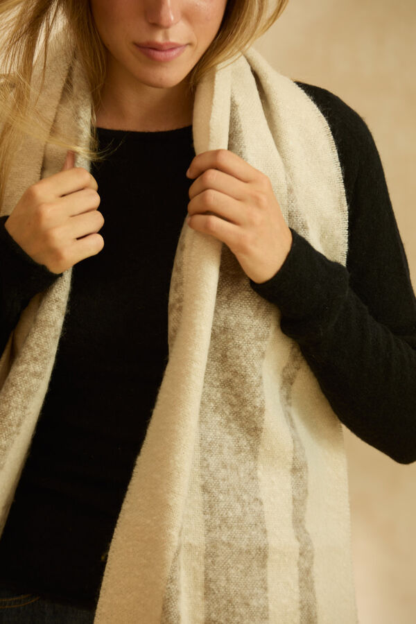 Calma House Cachecol riscas Sorento estampado