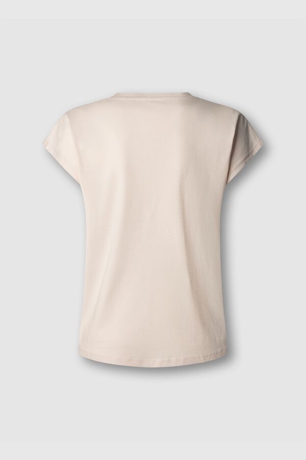 Pepe Jeans Camiseta manga corta cuello redondo rosa