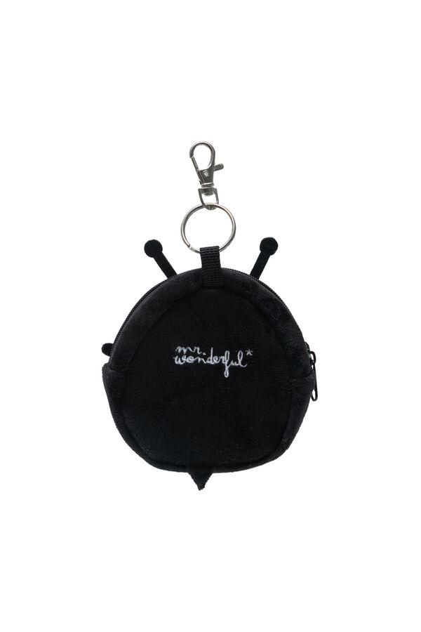 Mr. Wonderful Keyring  purse - Bee printed