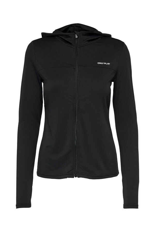 Only Play Ultraleichte Trainingsjacke Schwarz