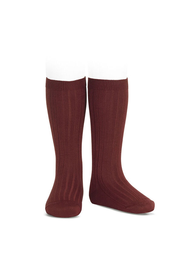 Condor Essentials ribbed high socks printed