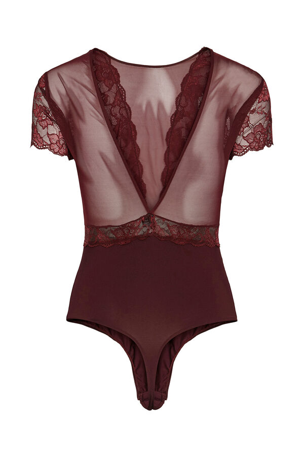 Pieces Lace body Crvena