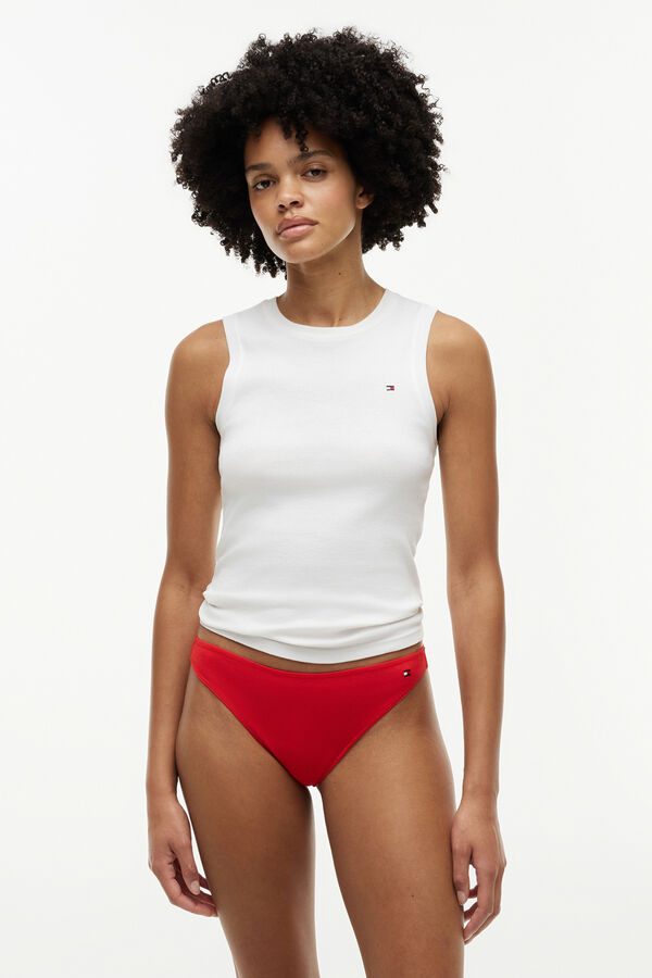Tommy Hilfiger Pack 3 bragas tangas logo lateral estampado