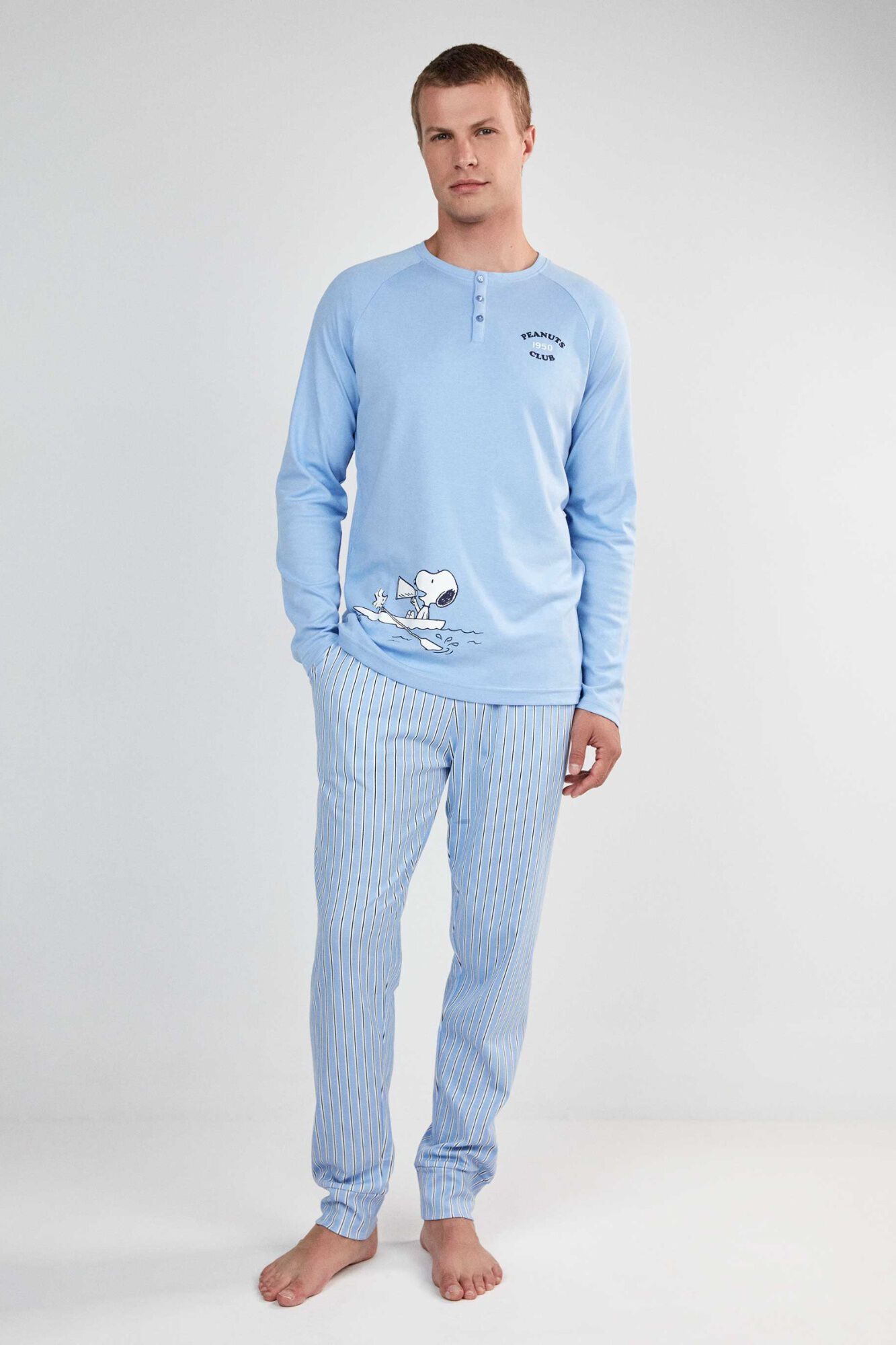Gisela Pyjama f&uuml;r Herren lang