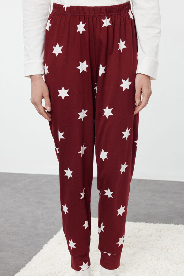 Trendyol Red star print pyjamas set  printed