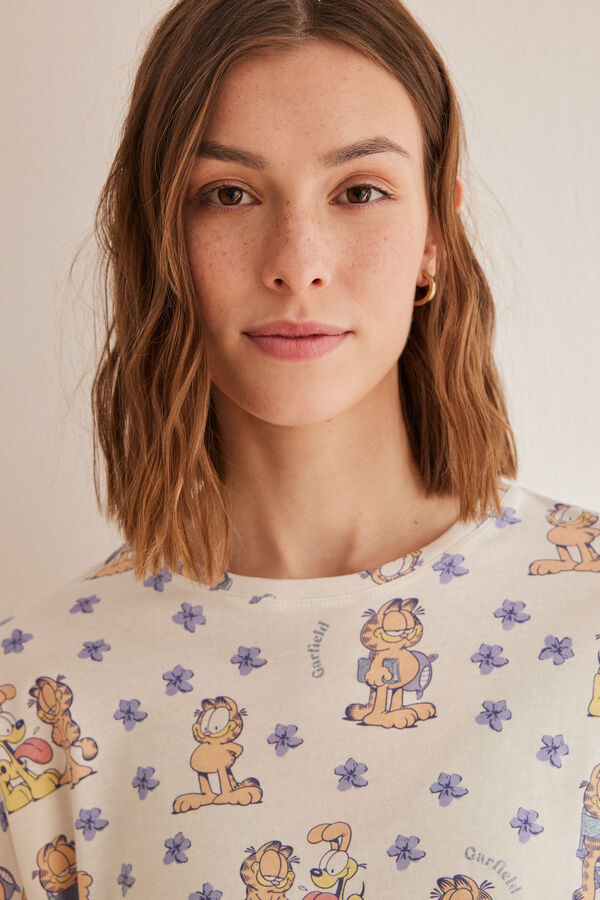 Womensecret Pijama 100% algodão Garfield bege