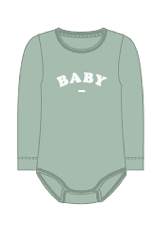 Name it lang&auml;rmelig Baby-Body Gr&uuml;n