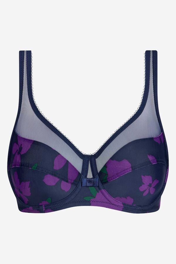 DIM Generous underwired full cup bra DIM imprim&eacute;