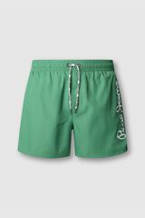 Pepe Jeans Solid colour drawstring regular swimwear green