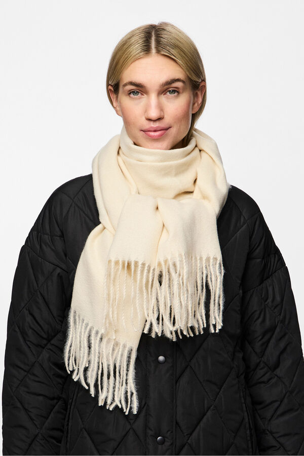 Pieces Bufanda b&aacute;sica  blanco