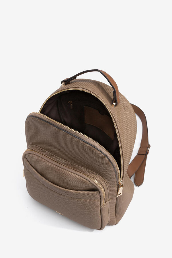 Vilanova Mochila M&eacute;dia Texturizada cru