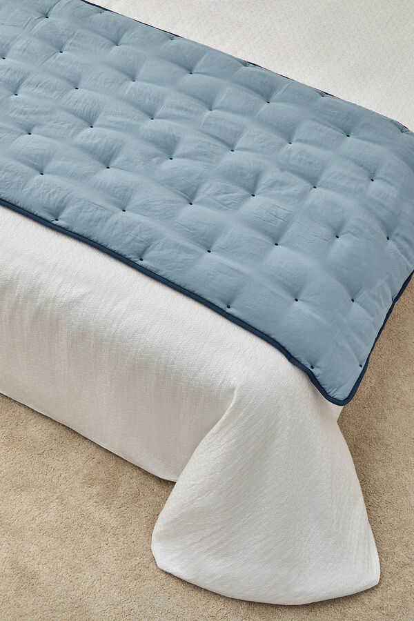 Textura Topper acolchado puntos rosa