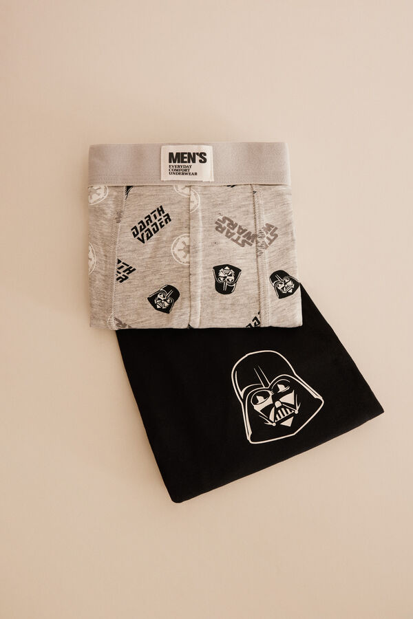 Womensecret Pack of 2 cotton Star Wars boxers black