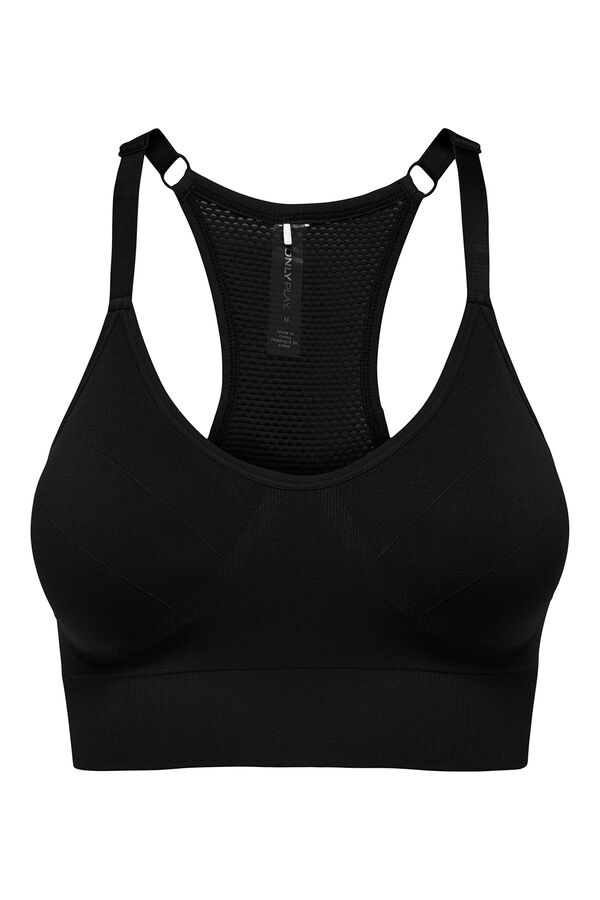 Only Play Sujetador intensidad media con copas negro