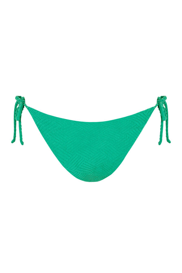 Womensecret UltraGreen side-tie bikini bottoms green