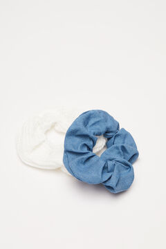 Womensecret Pack of 2 blue scrunchies blue