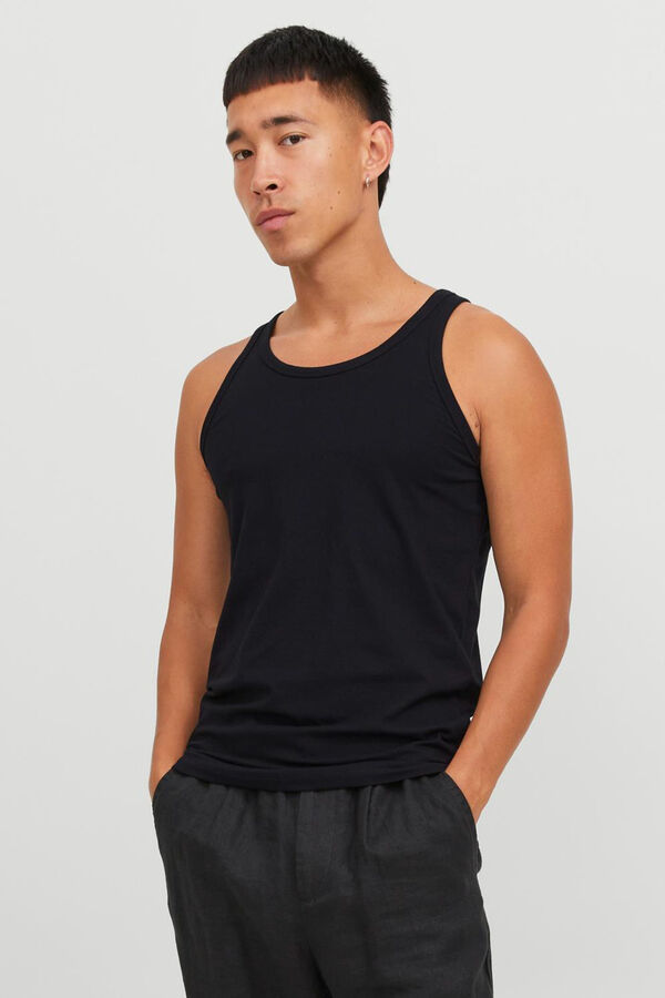 Jack & Jones Pack of 2 sleeves t-shirts black