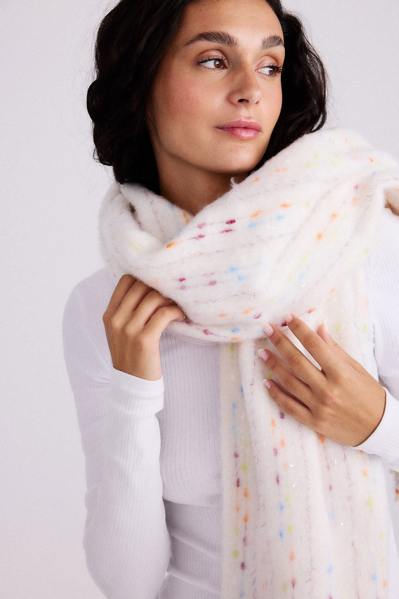 Pieces Bufanda de lurex