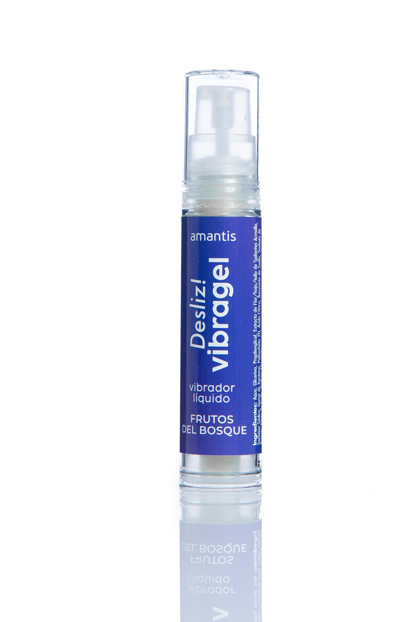 Amantis Vibrador l&iacute;quido frutas bosque 10ml