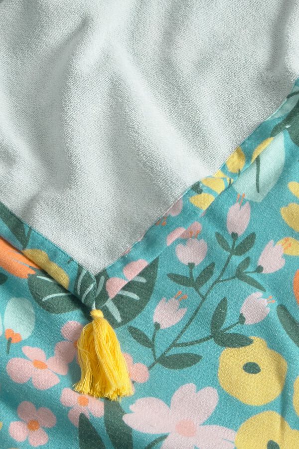 Textura Strandtuch aus Web- und Frotteestoff mit Print