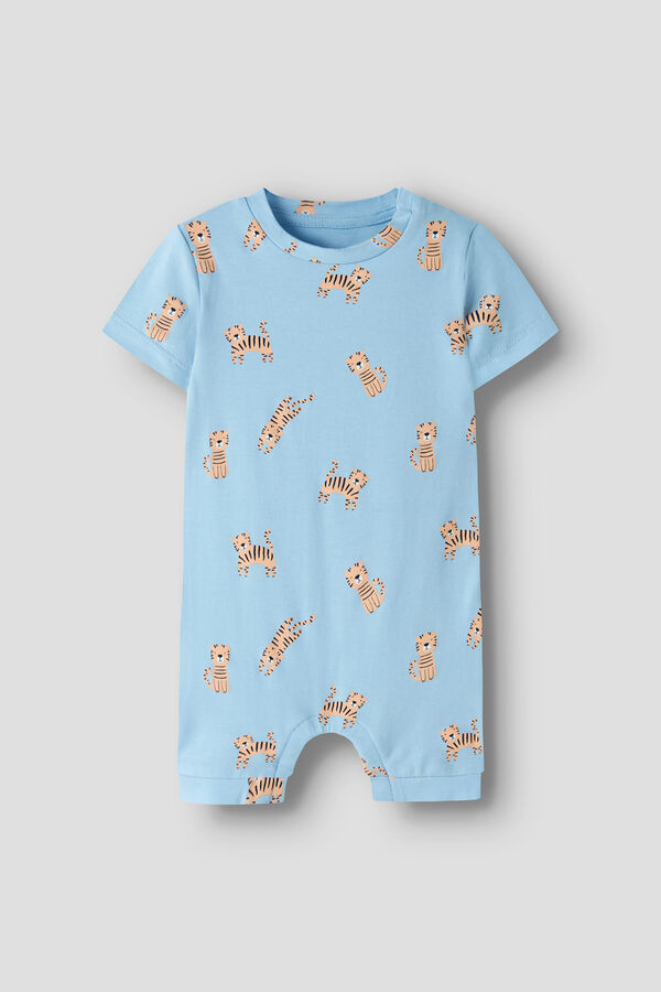 Name it Printed baby jumpsuit blue