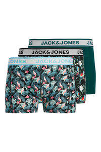 Jack & Jones Pack 3 B&oacute;xer combinado extampado