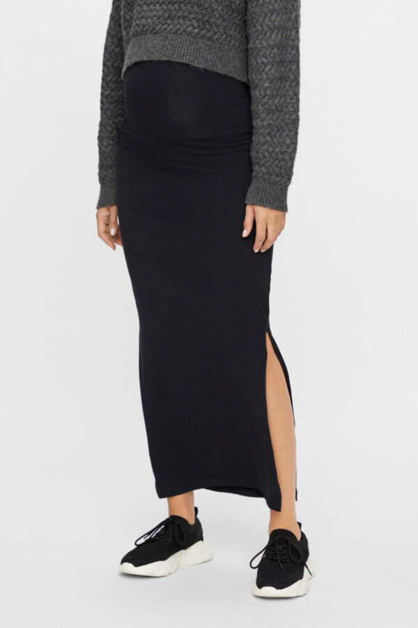 Womensecret Long maternity skirt black