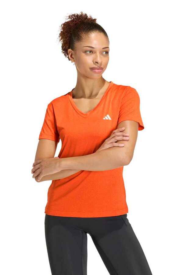 Adidas Camiseta deportiva pico Essentials naranja