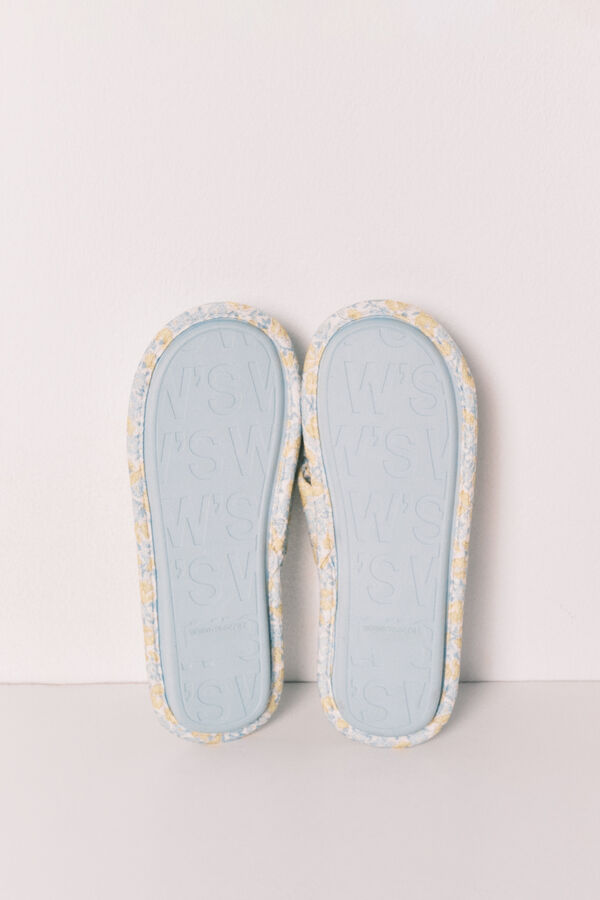 Women'secret Floral knot slippers printed