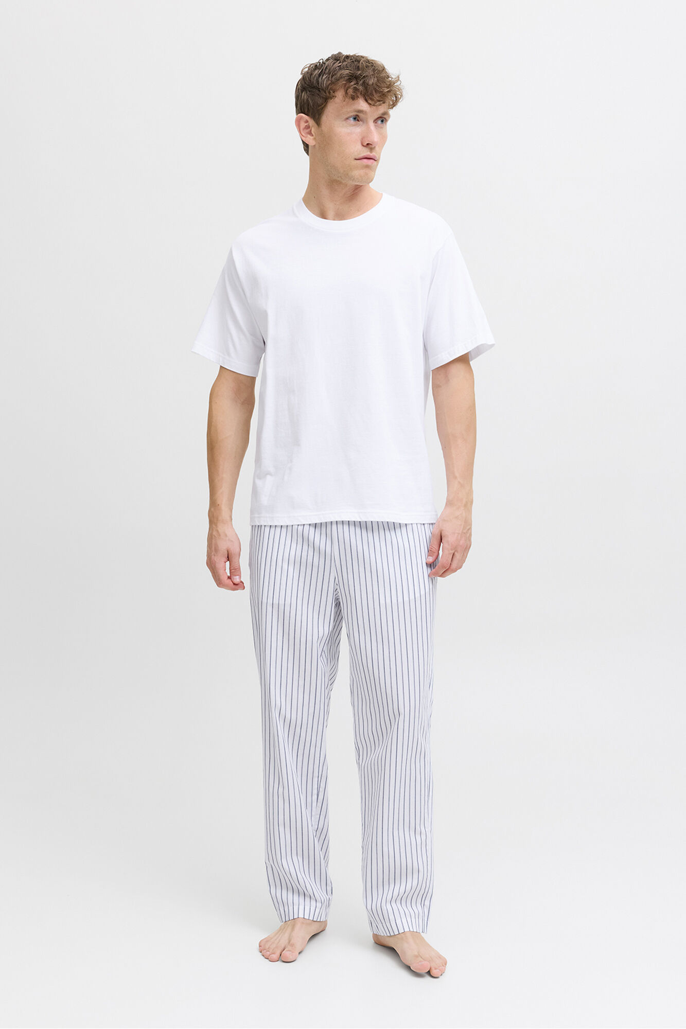 Jack & Jones Conjunto pijama pantal&oacute;n largo rayas