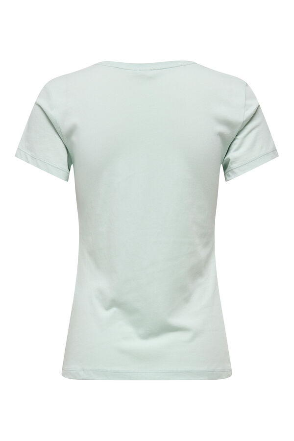 Only Play Cotton basic sports T-shirt szary
