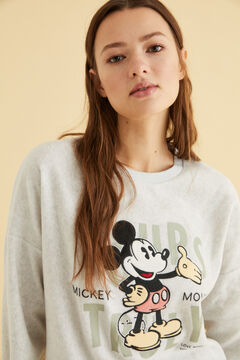 Womensecret Long grey Mickey Mouse pyjamas grey